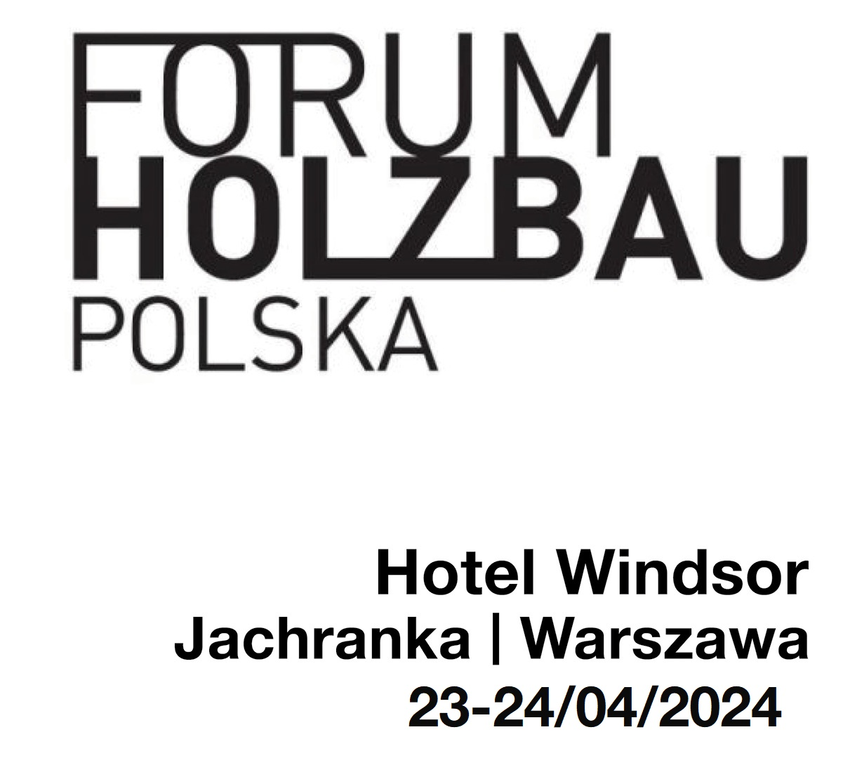 Logo forum Holzbau Pologne 2024