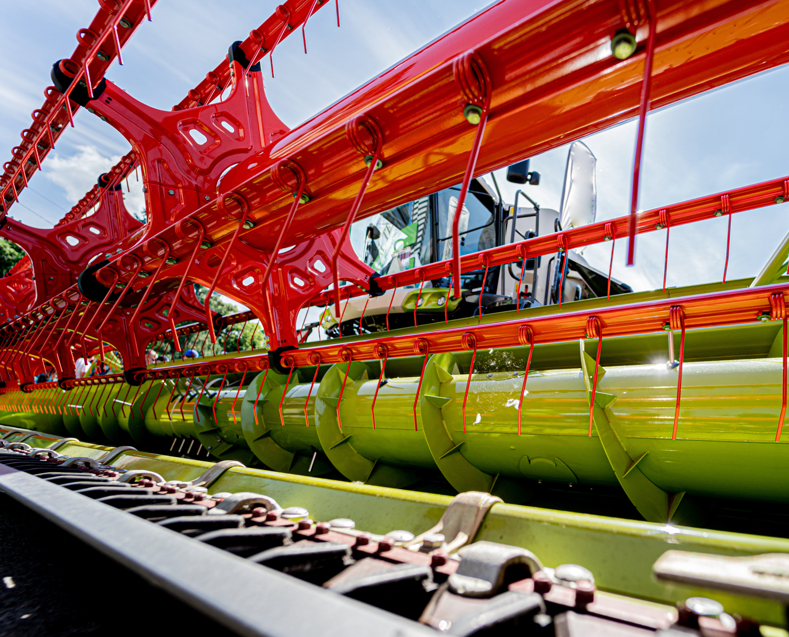 industrial machine with alkyd urethane resins coatings