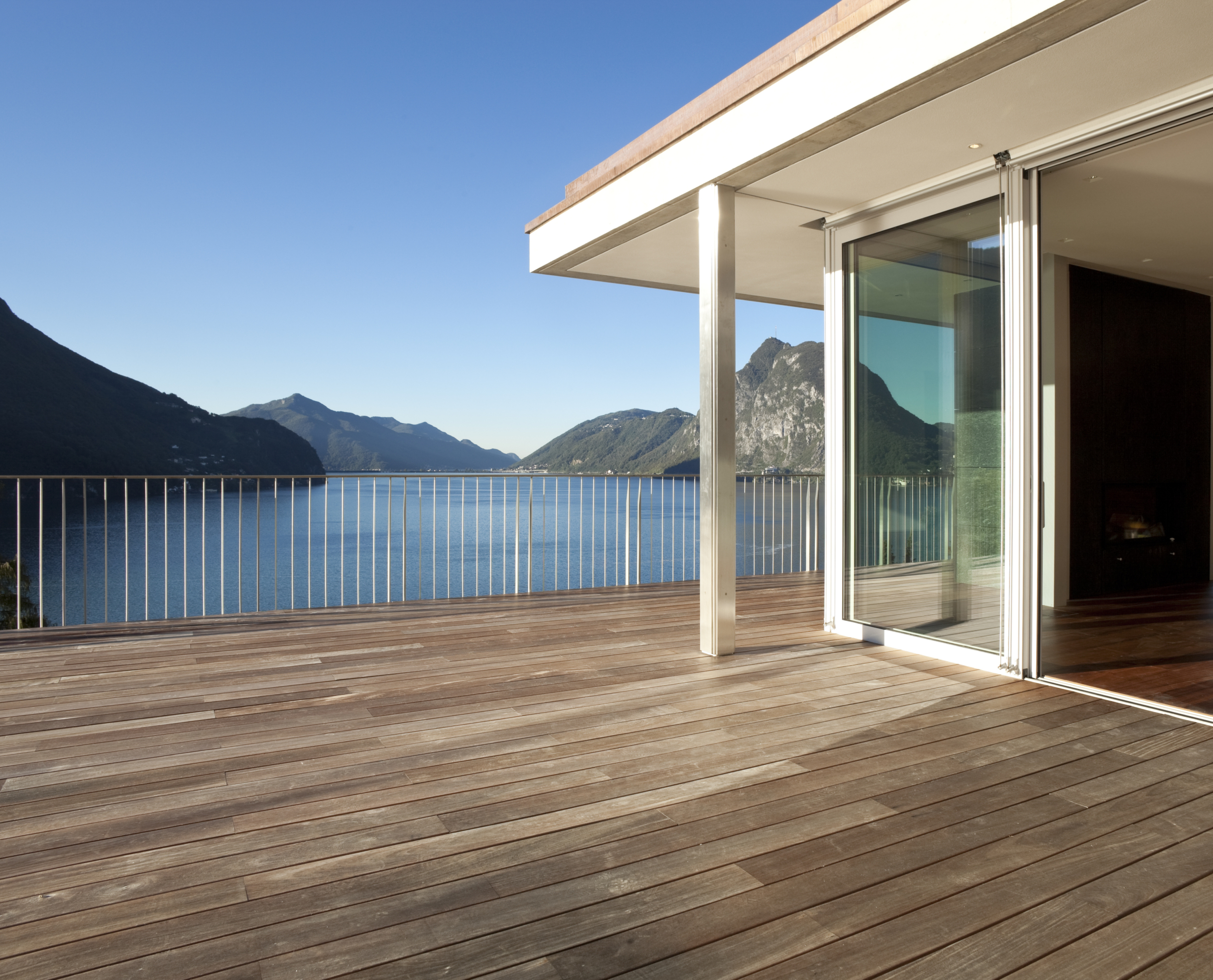 Terrasse en bois traitée par autoclave